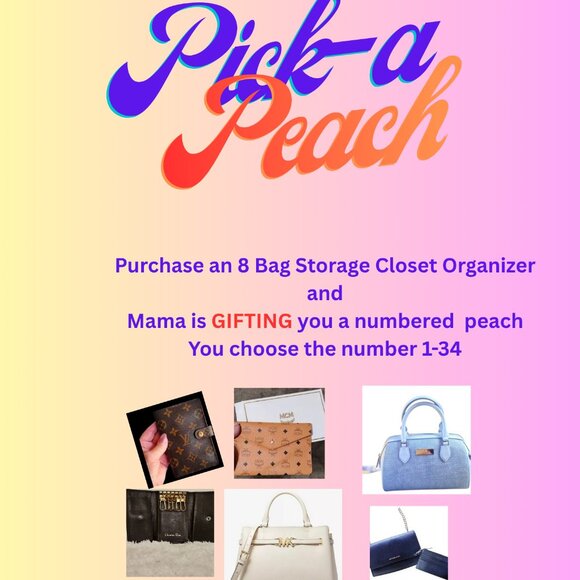 Pick a peach is back... LV, MCM,NWT KS (Cinderella), 2- NWT Michael Kors & Dior - Picture 1 of 12